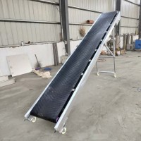 名力折疊皮帶機(jī)輸送機(jī)袋裝物品傳輸機(jī)流水線運(yùn)輸機(jī)