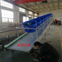 沖孔鏈板輸送機不銹鋼鏈板傳送機風機冷卻傳送帶廠家