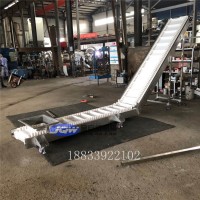 食品級皮帶提升機黃豆傾斜式爬坡輸送機可移動不銹鋼流水線傳送機