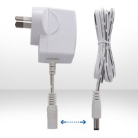 廣東充電器廠家直銷(xiāo)6W澳規(guī)SAA插墻式白色電源適配器