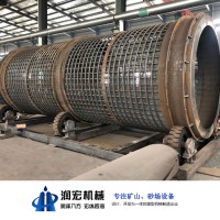 大型全自動煤場滾筒震動篩沙機(jī)