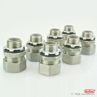 不銹鋼金屬直頭 NPT,G,M螺紋標(biāo)準(zhǔn)配套包塑金屬軟管