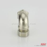 Driflex銅鍍鎳90度彎頭金屬軟管接頭連接設(shè)備和軟管