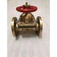 船用JIS日標(biāo)法蘭5K50襯膠隔膜閥