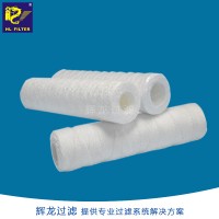 廣州輝龍過(guò)濾不銹鋼帶骨架pp線(xiàn)繞濾芯批發(fā)廠(chǎng)家